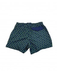 costume mare boxer blu navy da uomo con motivo logato all-over | EA7 costume mare boxer blu navy da uomo con motivo logato all-over | EA7