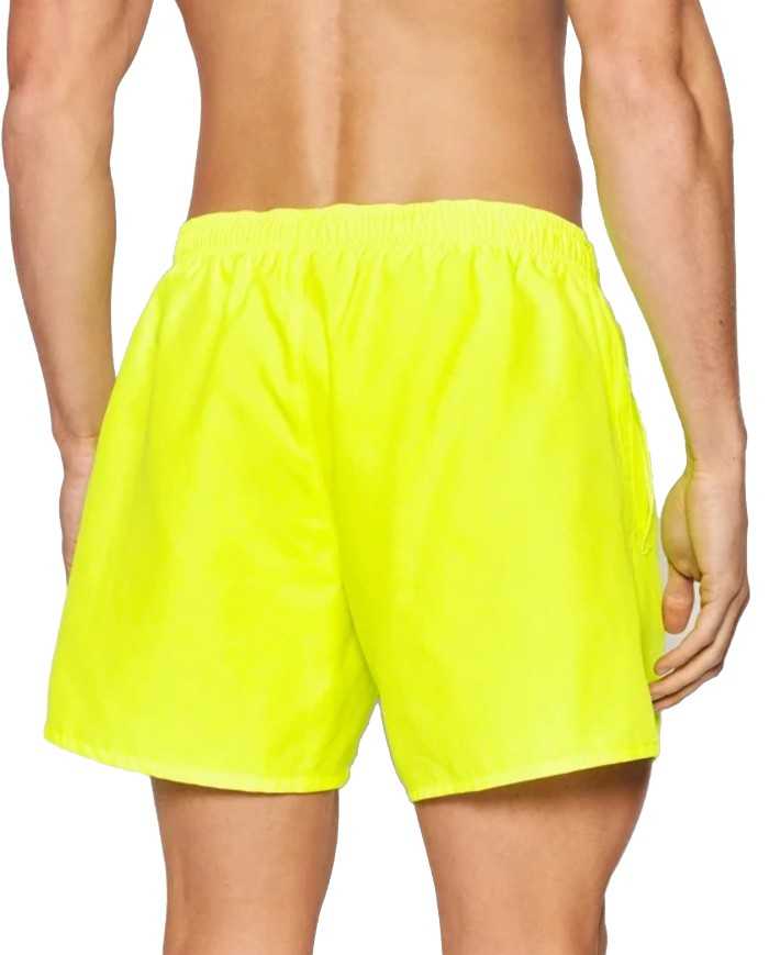 costume mare boxer giallo fluo da uomo con stampa logata | EA7 costume mare boxer giallo fluo da uomo con stampa logata | EA7