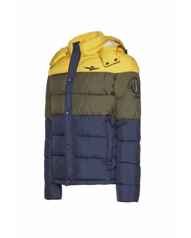 AERONAUTICA MILITARE Piumino Uomo AB1768 A-TI Cappuccio Giallo Verd... AERONAUTICA MILITARE Piumino Uomo AB1768 A-TI Cappuccio Giallo Verd...