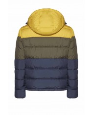 AERONAUTICA MILITARE Piumino Uomo AB1768 A-TI Cappuccio Giallo Verd...