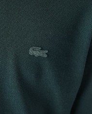maglia verde da uomo con coccodrillo ricamato in tono | LACOSTE maglia verde da uomo con coccodrillo ricamato in tono | LACOSTE