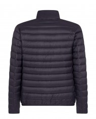 piumino nero da uomo logato in contrasto | SAVE THE DUCK piumino nero da uomo logato in contrasto | SAVE THE DUCK