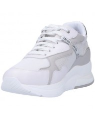 sneakers bianco donna con paillettes all-over argentate | LIU JO sneakers bianco donna con paillettes all-over argentate | LIU JO