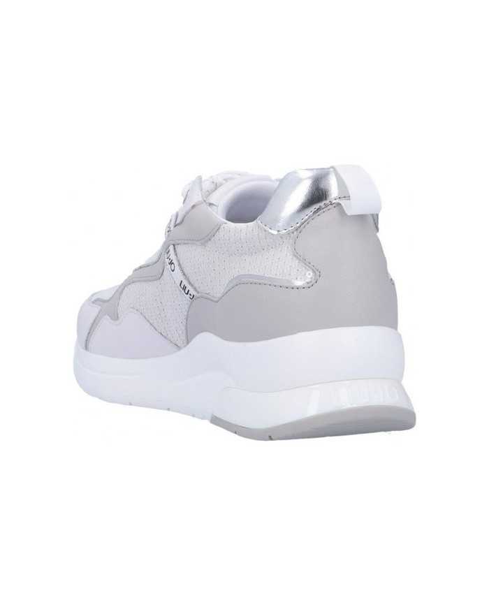 sneakers bianco donna con paillettes all-over argentate | LIU JO sneakers bianco donna con paillettes all-over argentate | LIU JO