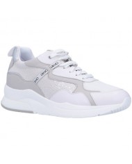 sneakers bianco donna con paillettes all-over argentate | LIU JO sneakers bianco donna con paillettes all-over argentate | LIU JO