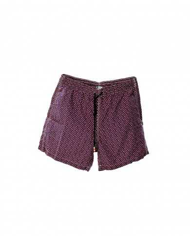 costume mare stile boxer bordeaux uomo con fantasia a pallini | MALO costume mare stile boxer bordeaux uomo con fantasia a pallini | MALO