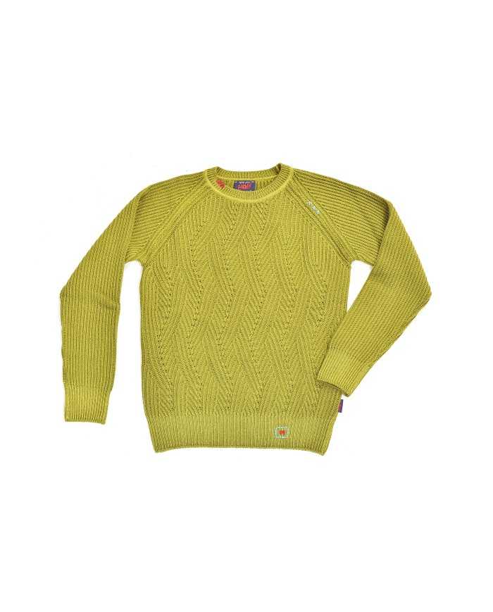 maglione senape da uomo ricamato in Italia | BOB maglione senape da uomo ricamato in Italia | BOB