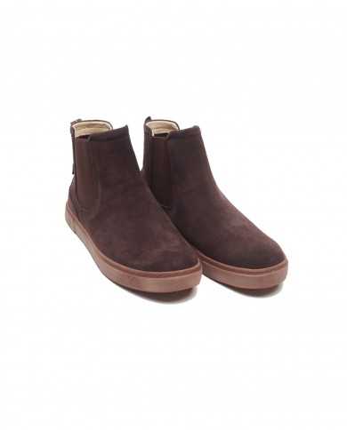 stivaletto brown uomo etichetta logata sopra e dietro | WALK IN PITAS