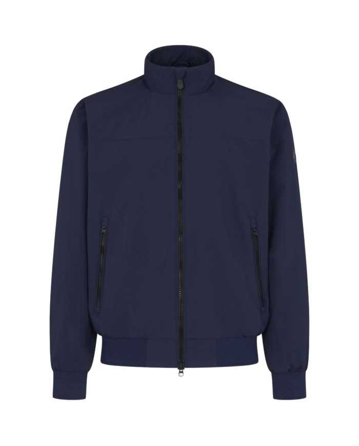 giacca stile harrington navy blue da uomo con logo | SAVE THE DUCK giacca stile harrington navy blue da uomo con logo | SAVE THE DUCK