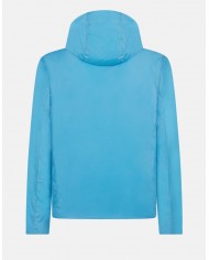 Giacca stile urban wave blue uomo con collo alto | SAVE THE DUCK