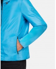 Giacca stile urban wave blue uomo con collo alto | SAVE THE DUCK