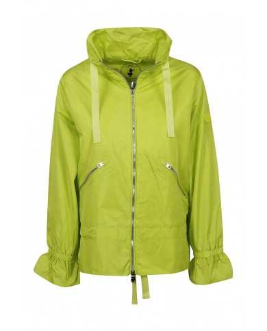 Giacca verde lime da donna waterproof e laminato | SAVE THE DUCK