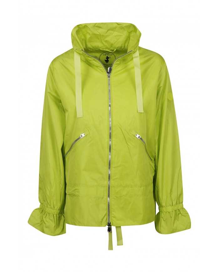 Giacca verde lime da donna waterproof e laminato | SAVE THE DUCK Giacca verde lime da donna waterproof e laminato | SAVE THE DUCK