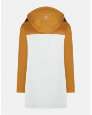 Cappotto lungo a tre stari brown/white da donna | SAVE THE DUCK Cappotto lungo a tre stari brown/white da donna | SAVE THE DUCK