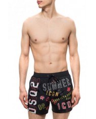 DSQUARED2 mare Costume Uomo D7B8E3190 PE 2020 Boxer Nero Multicolor... DSQUARED2 mare Costume Uomo D7B8E3190 PE 2020 Boxer Nero Multicolor...