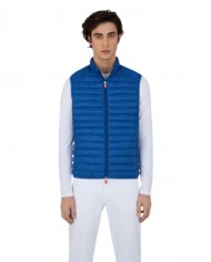 gilet snorkel blue da uomo con logo gommato | SAVE THE DUCK