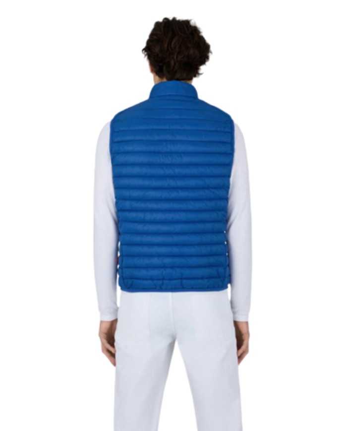 gilet snorkel blue da uomo con logo gommato | SAVE THE DUCK gilet snorkel blue da uomo con logo gommato | SAVE THE DUCK