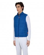 gilet snorkel blue da uomo con logo gommato | SAVE THE DUCK