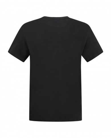 t-shirt nera da uomo logata in basso sul lato | DSQUARED2 t-shirt nera da uomo logata in basso sul lato | DSQUARED2