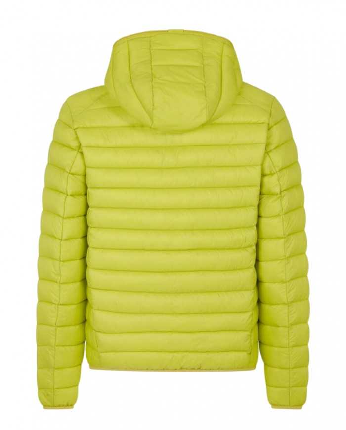 piumino cityronella green da uomo logato su manica | SAVE THE DUCK piumino cityronella green da uomo logato su manica | SAVE THE DUCK