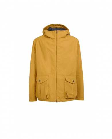 parka cerato giallo da uomo impermeabile con cappuccio | HOMEWARD parka cerato giallo da uomo impermeabile con cappuccio | HOMEWARD