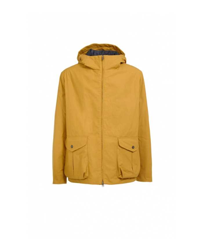 parka cerato giallo da uomo impermeabile con cappuccio | HOMEWARD parka cerato giallo da uomo impermeabile con cappuccio | HOMEWARD