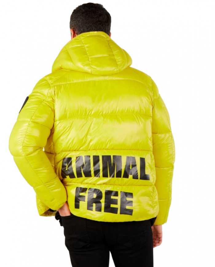 giubbotto cityronella green uomo e scritta FREE ANIMAL | SAVE THE DUCK giubbotto cityronella green uomo e scritta FREE ANIMAL | SAVE THE DUCK