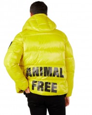 giubbotto cityronella green uomo e scritta FREE ANIMAL | SAVE THE DUCK giubbotto cityronella green uomo e scritta FREE ANIMAL | SAVE THE DUCK