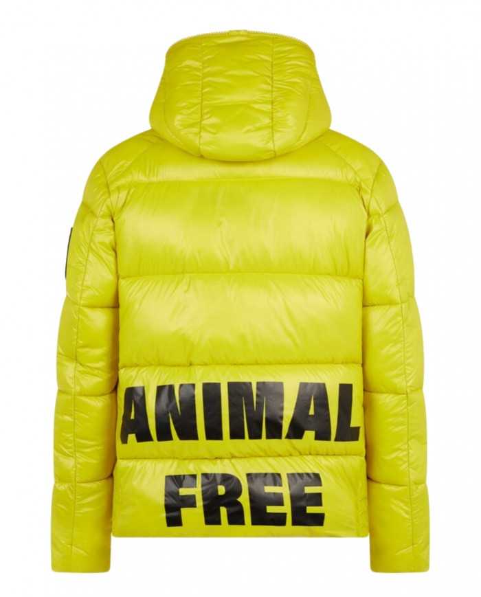 giubbotto cityronella green uomo e scritta FREE ANIMAL | SAVE THE DUCK giubbotto cityronella green uomo e scritta FREE ANIMAL | SAVE THE DUCK