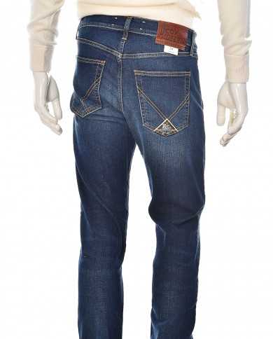jeans in denim nozeleg da uomo con patta e label logate | RORY ROGER'S
