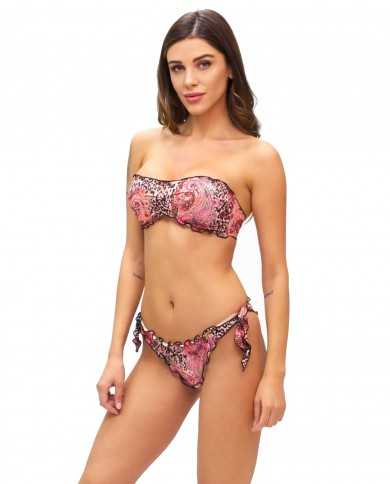 bikini con slip mare da donna con fantasia frou frou | FK