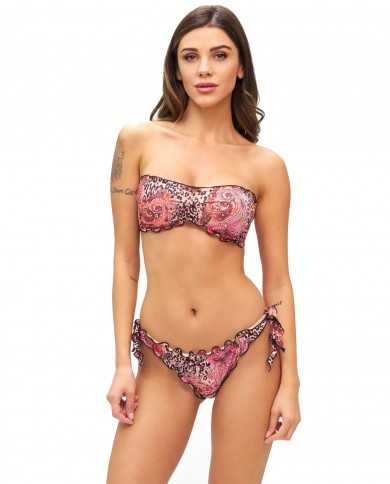 bikini con slip mare da donna con fantasia frou frou | FK
