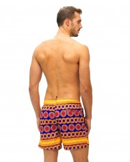 bermuda lungo mare da uomo con fantasia africa sul tessuto | FK