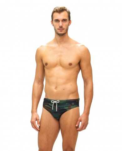 slip mare con fantasia camouflage da uomo | FK slip mare con fantasia camouflage da uomo | FK