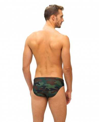 slip mare con fantasia camouflage da uomo | FK slip mare con fantasia camouflage da uomo | FK