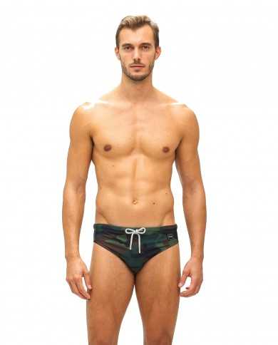 slip mare con fantasia camouflage da uomo | FK slip mare con fantasia camouflage da uomo | FK