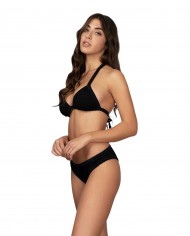 bikini a triangolo e slip neri da donna cn lavorazione lurex | ME FUI bikini a triangolo e slip neri da donna cn lavorazione lurex | ME FUI