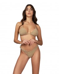 bikini a triangolo e slip americano beige da donna | ME FUI bikini a triangolo e slip americano beige da donna | ME FUI