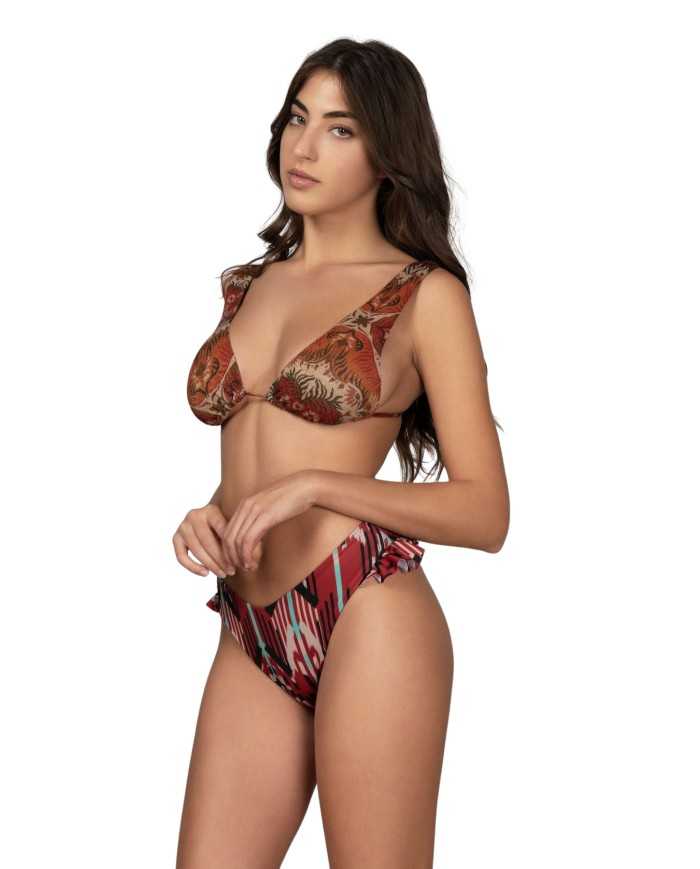 bikini a triangolo e slip americano da donna con fantasia | ME FUI bikini a triangolo e slip americano da donna con fantasia | ME FUI