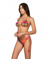 bikini a triangolo e slip regolabile da donna con fantasia | ME FUI bikini a triangolo e slip regolabile da donna con fantasia | ME FUI