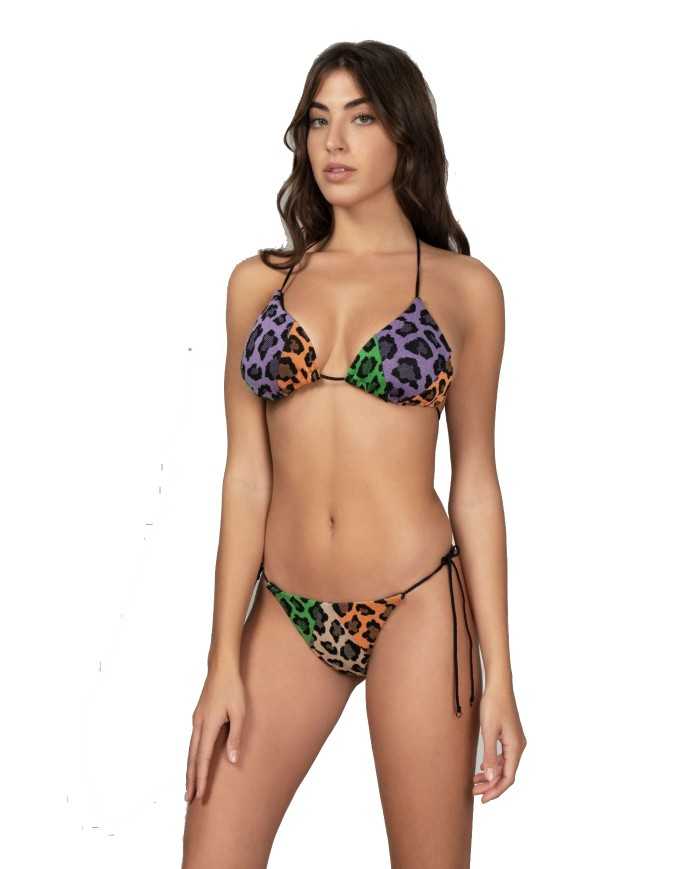 bikini a triangolo e slip con lacci brasiliani da donna | FK bikini a triangolo e slip con lacci brasiliani da donna | FK