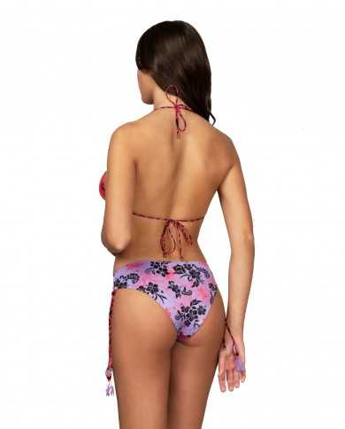 bikini a triangolo e slip da donna con lacci sounding e fantasia | FK