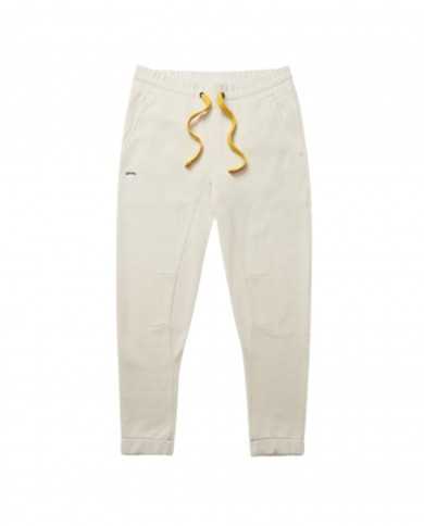 pantaloni calce da uomo con scudo logato ricamato in tono | BLAUER