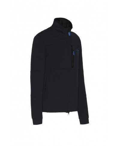 felpa blue black da uomo con tasche a filetto | AERONAUTICA MILITARE