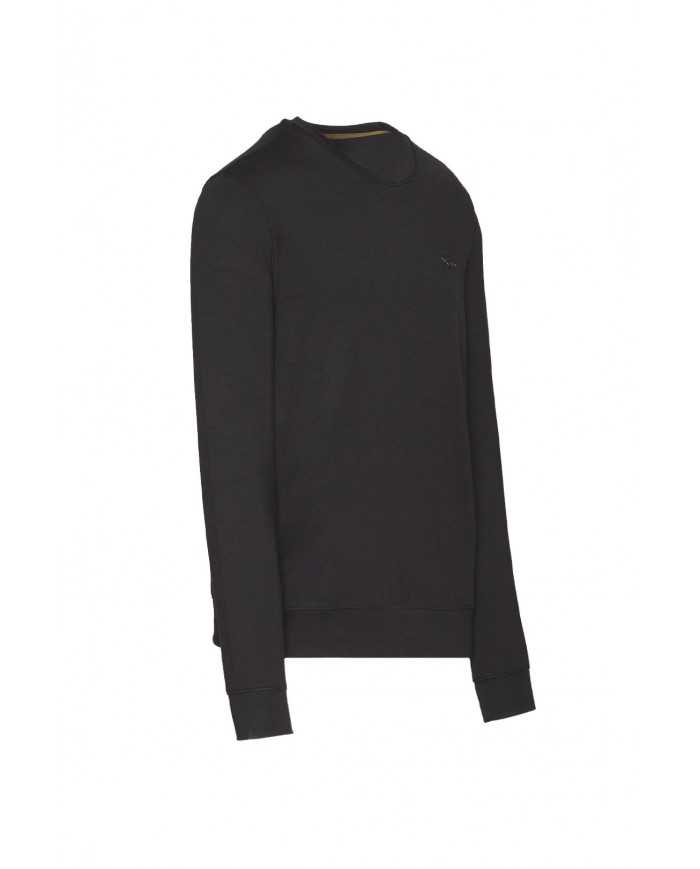 felpa jet black da uomo con ricamo aquila | AERONAUTICA MILITARE felpa jet black da uomo con ricamo aquila | AERONAUTICA MILITARE