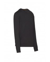 felpa jet black da uomo con ricamo aquila | AERONAUTICA MILITARE felpa jet black da uomo con ricamo aquila | AERONAUTICA MILITARE