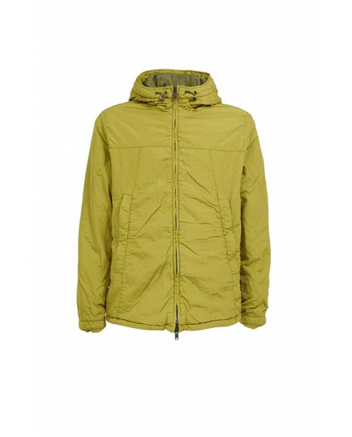 giacca impermeabile con cappuccio acid yellow da uomo | HOMEWARD giacca impermeabile con cappuccio acid yellow da uomo | HOMEWARD