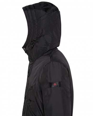 parka nero da uomo impermeabile e antimacchia | PEUTEREY parka nero da uomo impermeabile e antimacchia | PEUTEREY