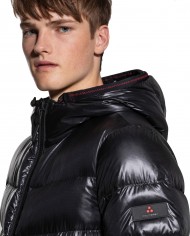 PEUTEREY Piumino Uomo Honova CY 01 A-ET Impermeabile Cappuccio 01 N...