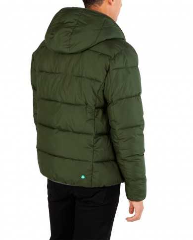 piumino pine green da uomo trapuntato e liscio | SAVE THE DUCK piumino pine green da uomo trapuntato e liscio | SAVE THE DUCK